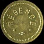 Jeton R�gence - 20 centimes - � localiser - avers