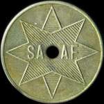 Jeton S.A.A.F. - Bon pour un repas � localiser - avers