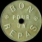 Jeton S.A.A.F. - Bon pour un repas � localiser - revers