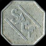 Jeton SAEF - 5 centimes � localiser - avers