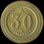 Jeton S.E.A.P. - 30 centimes à localiser - revers