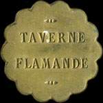 Jeton Taverne Flamande - 30 centimes à localiser - avers