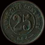 Jeton F.Noll 25 centimes - revers