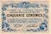 Billet de la Chambre de Commerce d'Alais (Al�s) - 50 centimes - Autorisation Minist�rielle du 30 mars 1916