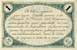 Billet de la Chambre de Commerce d'Angoul�me - 1 franc - �mission du 15 janvier 1915 - 2�me s�rie