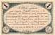 Billet de la Chambre de Commerce d'Angoul�me - 1 franc - �mission du 15 janvier 1915 - 3�me s�rie