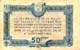 Billet de la Chambre de Commerce de l'Aveyron (Rodez et Millau) - 50 centimes - délibération du 19 juillet 1917 - série 1