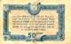 Billet de la Chambre de Commerce de l'Aveyron (Rodez et Millau) - 50 centimes - d�lib�ration du 19 juillet 1917 - s�rie 1