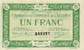 Billet de la Chambre de Commerce de l'Aveyron (Rodez et Millau) - 1 franc - d�lib�ration du 12 mars 1915