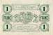 Billet de la Chambre de Commerce de Beauvais et de l'Oise - 1 franc - délibération du 2 juin 1920