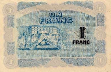 Billet de la Chambre de Commerce de Belfort - 1 franc - remboursement avant le 31 d�cembre 1924