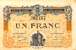 Billet de la Chambre de Commerce de Bergerac - 1 franc - 5 août 1918