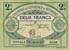 Billet de la Chambre de Commerce de B�thune - 2 francs - 4 octobre 1915 - s�rie 041