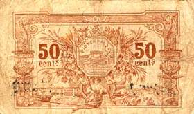 Billet de la Chambre de Commerce de Bordeaux - 50 centimes �mission de 1914 - 2�me s�rie