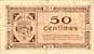 Billet de la Chambre de Commerce de Bordeaux - 50 centimes �mission en 1917 - remboursables avant le 31 d�cembre 1923 - s�rie 36