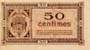 Billet de la Chambre de Commerce de Bordeaux - 50 centimes �mission en 1917 - remboursables avant le 31 d�cembre 1923 - s�rie 2