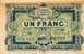 Billet de la Chambre de Commerce de Bordeaux - 1 franc �mission en 1920 - remboursables avant le 31 d�cembre 1925 - s�rie 212