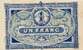 Billet de la Chambre de Commerce de Bordeaux - 1 franc - �mission en 1917 - remboursables avant le 31 d�cembre 1923