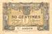 Billet de la Chambre de Commerce de Calais - 50 centimes - huiti�me  �mission - n� 0,322,474