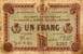 Billet de la Chambre de Commerce de Chalon-sur-Sa�ne, Autun & Louhans - 1 franc - d�lib�ration du 22 juillet 1919