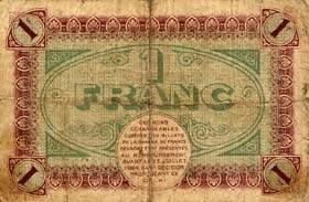 Billet de la Chambre de Commerce de Chalon-sur-Sa�ne, Autun & Louhans - 1 franc - d�lib�ration du 22 juillet 1919