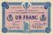 Billet de la Chambre de Commerce de Chalon-sur-Sa�ne, Autun & Louhans - 1 franc - d�lib�ration du 2 mai 1922