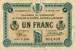Billet de la Chambre de Commerce de Chalon-sur-Sa�ne, Autun & Louhans - 1 franc - d�lib�ration du 8 avril 1920