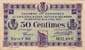 Billet de la Chambre de Commerce de Chalon-sur-Sa�ne, Autun & Louhans - 50 centimes - d�lib�ration du 8 avril 1920