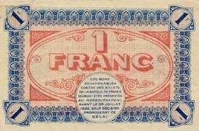 Billet de la Chambre de Commerce de Chalon-sur-Sa�ne, Autun & Louhans - 1 franc - d�lib�ration du 25 juillet 1917