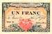 Billet de la Chambre de Commerce de Corbeil (Commune aux Arrondissements de Corbeil & d'Etampes) - 1 franc - d�lib�ration du 16 f�vrier 1920