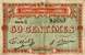 Billet de la Chambre de Commerce de la Corr�ze - 50 centimes - remboursement avant le 25 mars 1920 - 6�me �mission - S�rie C - num�ro 94680