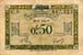 Billet de la R�gie des Chemins de Fer des Territoires Occup�s - 50 centimes
