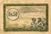 Billet de la R�gie des Chemins de Fer des Territoires Occup�s - 50 centimes