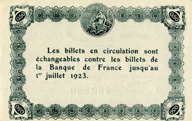 Billet de la Chambre de Commerce d'Epinal - 50 centimes - d�lib�ration du 29 mai 1920 - num�ro 480,860 - num�rotation noire