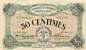 Billet de la Chambre de Commerce d'Eure-et-Loir (Chartres) - 50 centimes - 2ème émission - avril 1917