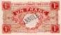 Billet de la Chambre de Commerce d'Eure-et-Loir (Chartres) - 1 franc - Emis le 1er octobre 1915 - spécimen annulé