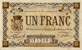 Billet de la Chambre de Commerce de Granville - 1 franc - d�lib�ration du 19 juillet 1915 - chiffres de 3,5 mm - n� 153804