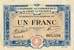 Billet de la Chambre de Commerce de Gray & Vesoul - 1 franc - �mission du 24 novembre 1919 - sans filigrane - s�rie 3