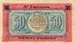 Billet de la Chambre de Commerce de Lure - 50 centimes - d�lib�ration du 23 d�cembre 1920