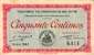 Billet de la Chambre de Commerce de Lure - 50 centimes - d�lib�ration du 25 septembre 1915 - sans filigrane