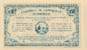 Billet de la Chambre de Commerce de Marseille - 50 centimes - d�lib�rations du 12 ao�t 1914 - s�rie en chiffres