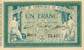 Billet de la Chambre de Commerce de Marseille - 1 franc - délibérations du 5 novembre 1915 - série I-R