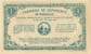 Billet de la Chambre de Commerce de Marseille - 1 franc - délibérations du 5 novembre 1915 - série I-R