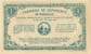 Billet de la Chambre de Commerce de Marseille - 1 franc - d�lib�rations du 5 novembre 1915 - s�rie I-R