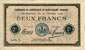 Billet de la Chambre de Commerce de Montlu�on - Gannat - 2 francs - d�lib�ration du 14 octobre 1918 - sp�cimen