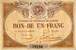 Billet de la Chambre de Commerce de Nantes - 1 franc - remboursement avant le 31 décembre 1924 - série CG