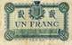 Billet de la Chambre de Commerce de Narbonne - 1 franc - d�lib�ration du 2 octobre 1919 - s�rie M