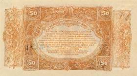 Billet de la Chambre de Commerce de N�mes - 50 centimes - d�lib�ration du 4 juin 1915 - 1917-1922 - s�rie en noir
