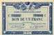 Billet des Chambres de Commerce de Quimper & de Brest - 1 franc 1917 - lettre C