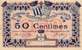 Billet des Chambres de Commerce de Rennes & de Saint-Malo - 50 centimes - �mission du 25 ao�t 1915 - sp�cimen
